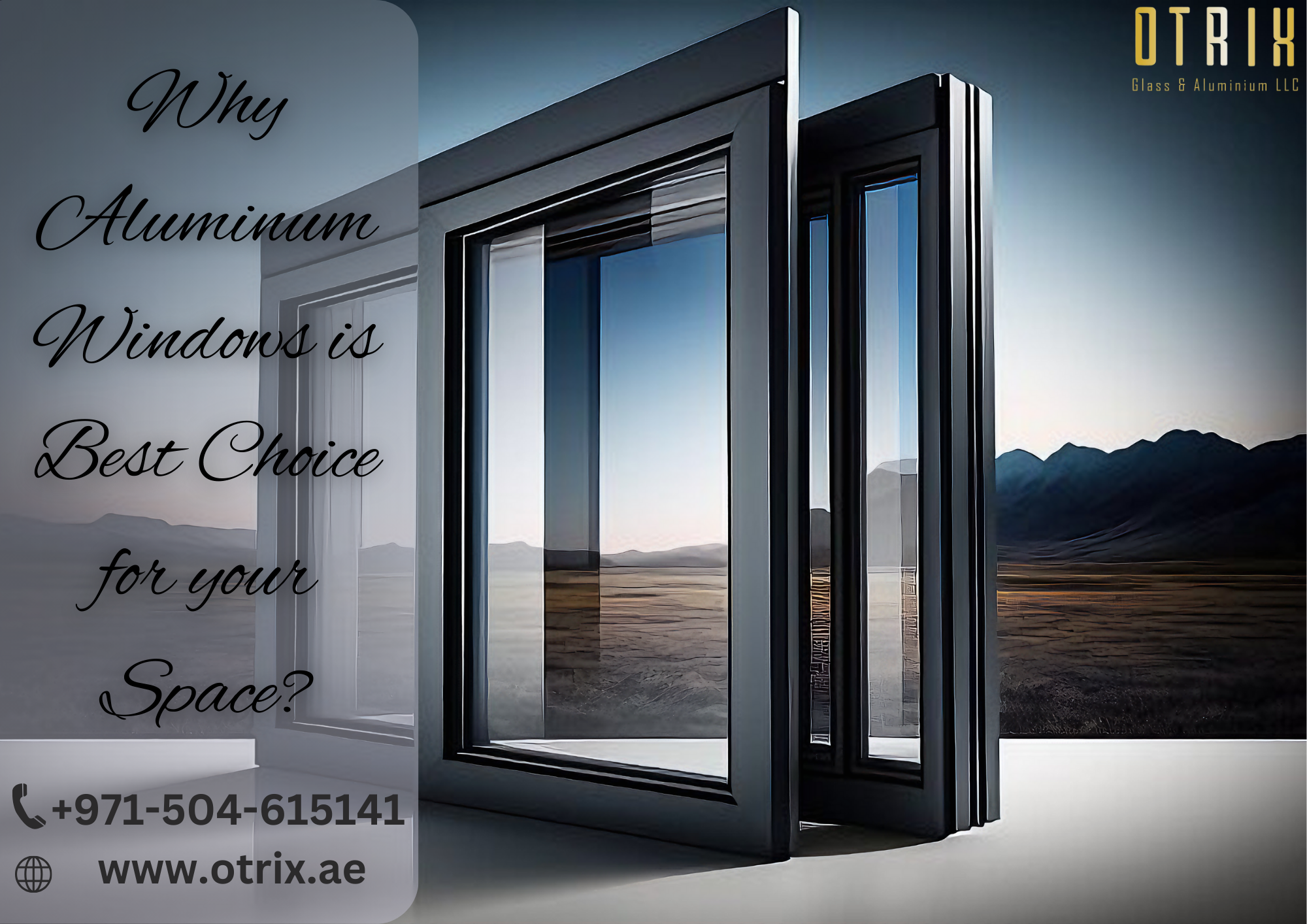 Enhance your home with aluminum windows