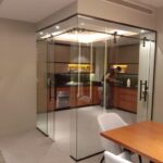 kitchen glass partition in dubai