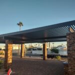 Aluminum Pergola at Dubai Parking