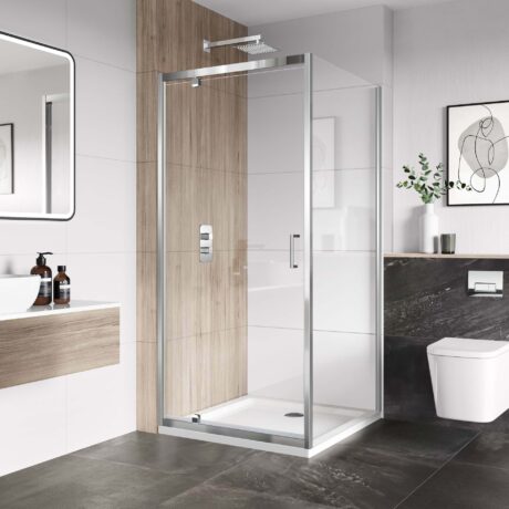 Clear Glass Swing Shower Doors in Dubai