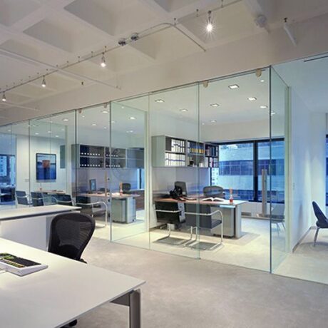 frameless office glass partitions