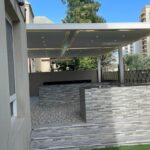 White Aluminum Pergola