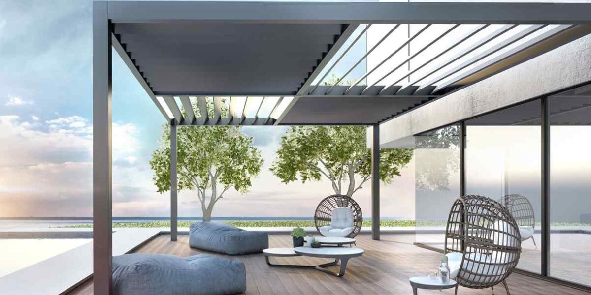 Bioclimatic pergola for Home and Commercial