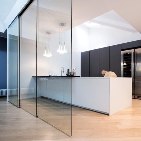 Kitchen Glass Partition Walls