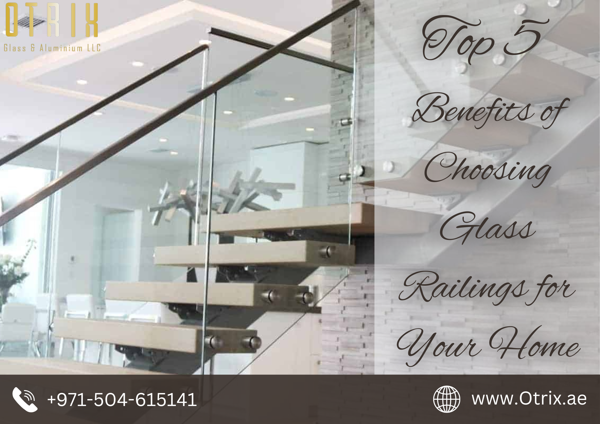 Top 5 Benefits of glass railing