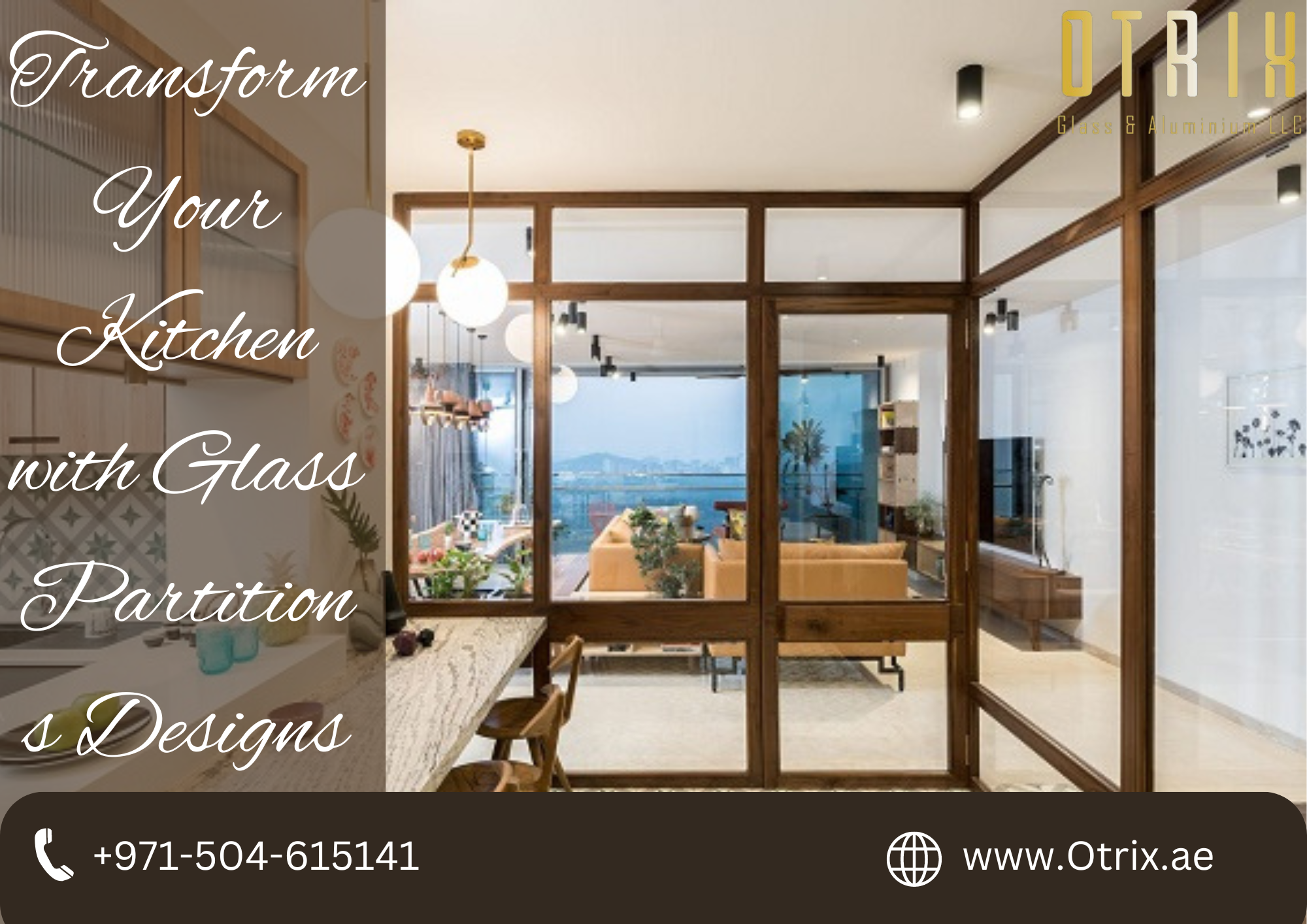 Kitchen Glass Partition