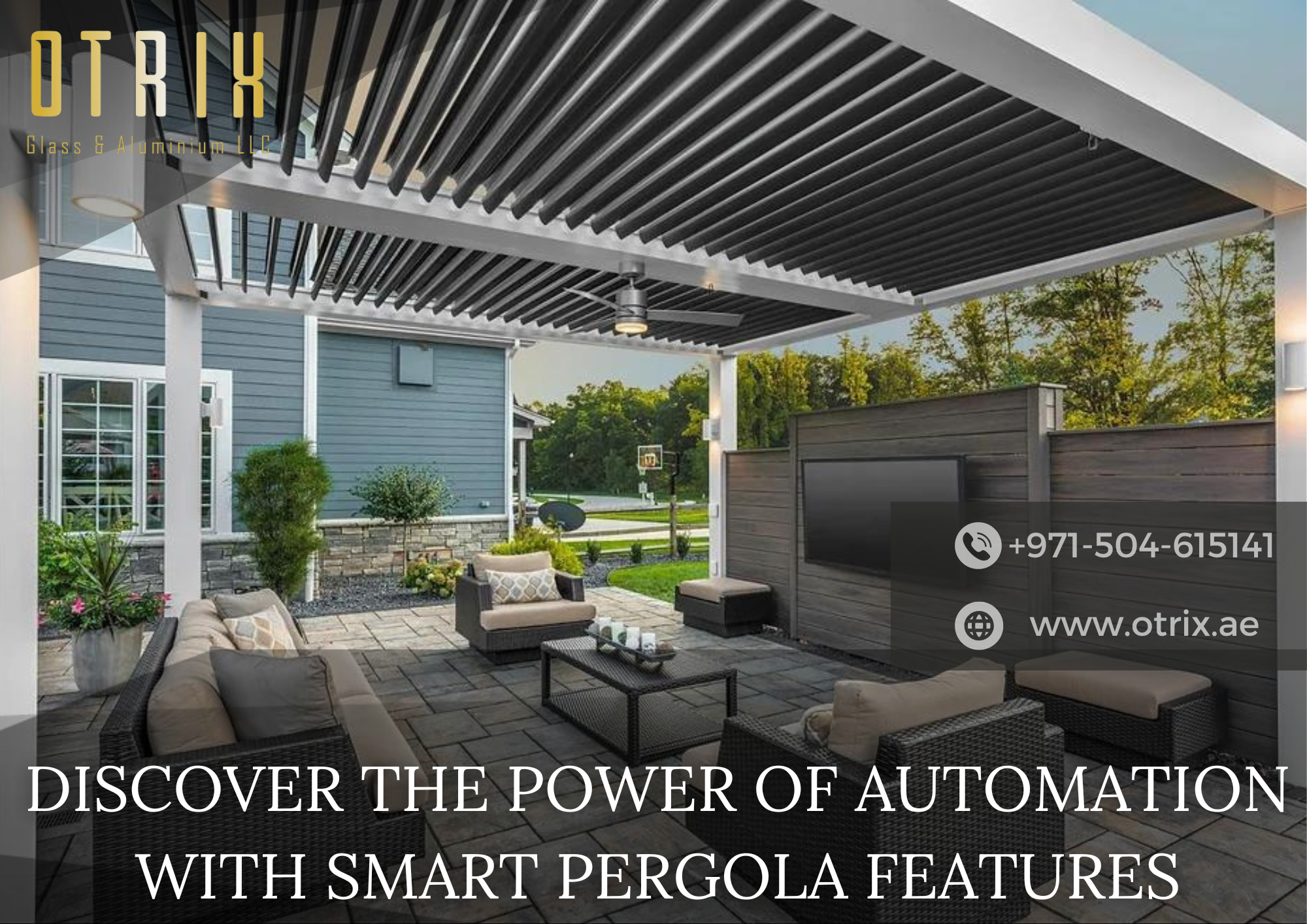 smart pergola features