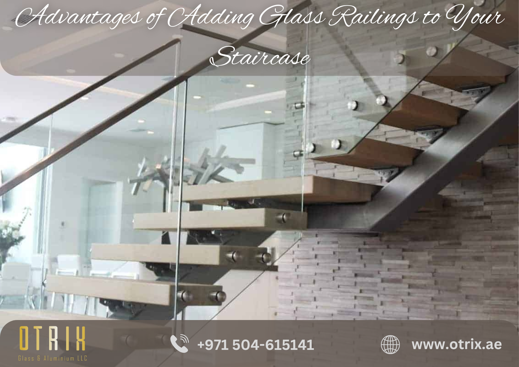 Advantage of Glass Railing Staircase