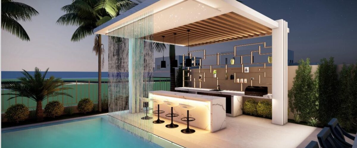 waterfall pergola in dubai