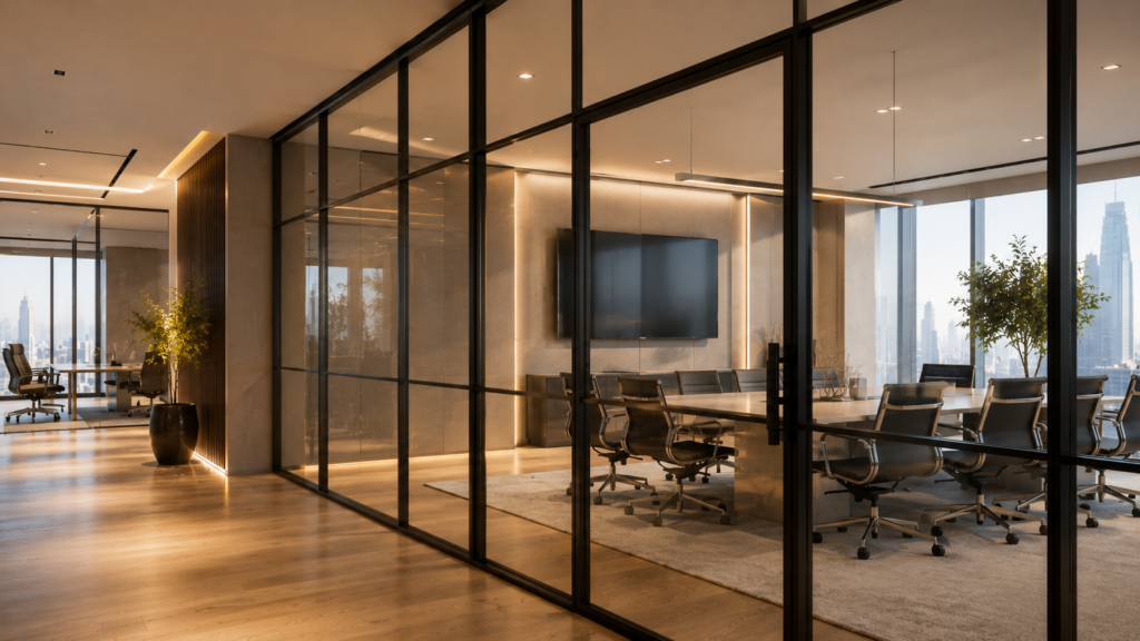 glass partitions & office fitout 4