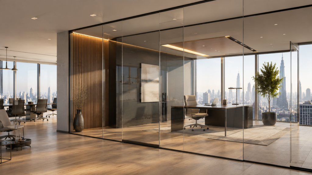 glass partitions & office fitout 5