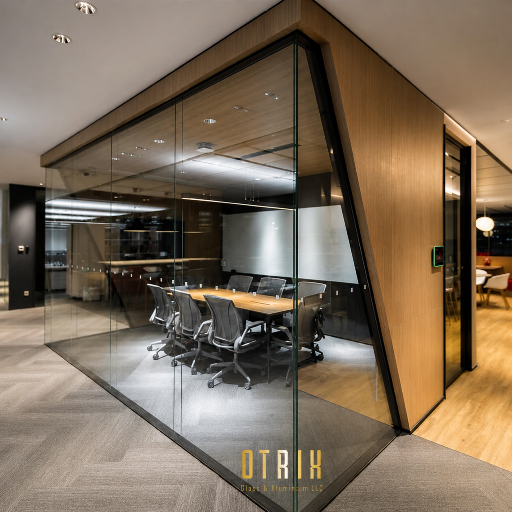 office glass cabin