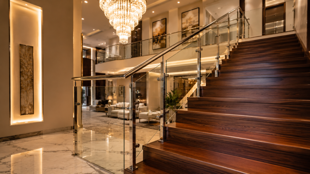 staircase, balcony & frameless railings 3